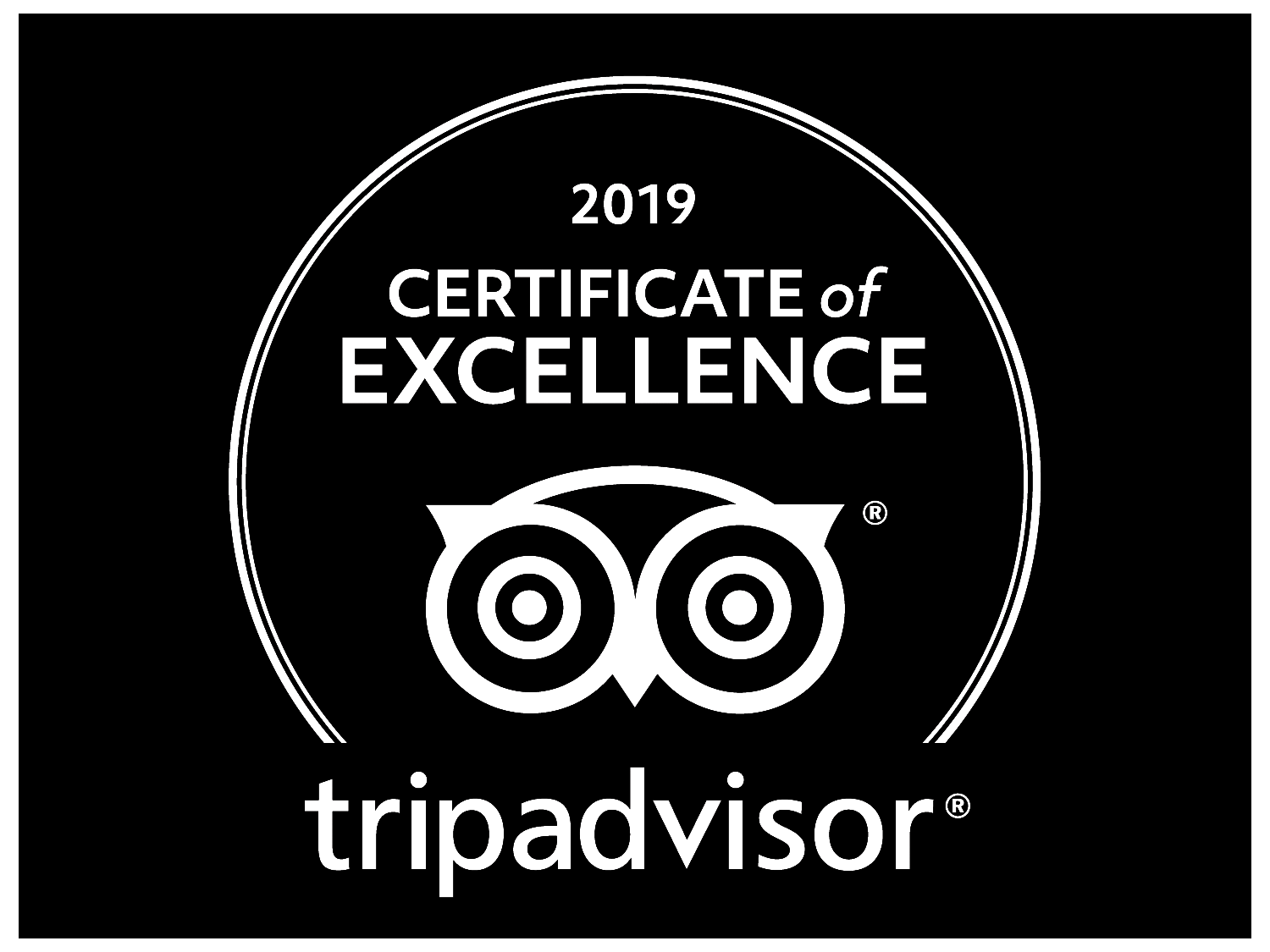 TripAdvisor 2019 Certificate of Excellence